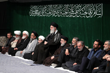 مراسم عزاداری شب تاسوعای حسینی (ع) برگزار شد