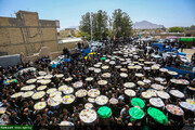 تصاویر/ آیین سنتی 300ساله طبخ و توزیع غذای نذری در روستای اراضی مبارکه اصفهان