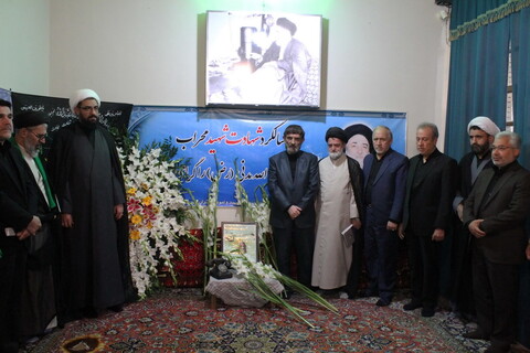 تصاویر/ مراسم بزرگداشت دومین شهید محراب در همدان
