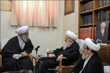 دیدار دبیرکل مجمع جهانی اهل بیت (ع) با آیت الله العظمی صافی