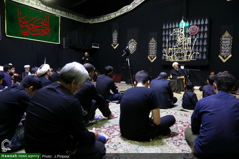 تصاویر/ مراسم عزاداری امام حسین(ع) در موسسه بوی سیب