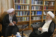 تصاویر/ دیدار دبیرکل مجمع جهانی اهل بیت(ع) با آیت الله العظمی مکارم شیرازی