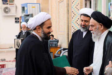 تصاویر/ مراسم تودیع و معارفه مدیر مدرسه علمیه محمودیه کرمان