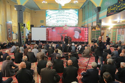 تصاویر/ حضور آیت الله اعرافی در مراسم بزرگداشت شهید مدنی در تبریز