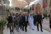 الأمين العام لمنظمة "أوبك" يتشرف بزيارة مرقد أمير المؤمنين (ع) + صور