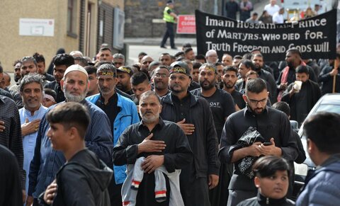 تصویری رپورٹ| برطانیہ کے شہر نیوپورٹ ویلز میں عزاداری امام حسین (ع)
