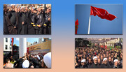 برافراشته شدن پرچم حرم امام حسین (ع) در جنوب لبنان