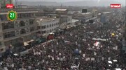ده ها هزار یمنی در پنجمین سالگرد انقلاب یمن شرکت کردند + تصاویر