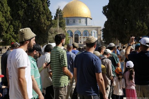 یورش 448 شهرک نشین یهودی به مسجد الاقصی در هفته گذشته