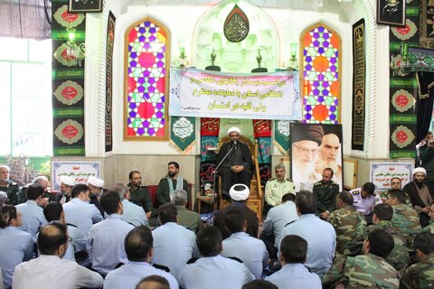 دیدار نیروهای نظامی و انتظامی با نمیانده ولی فقیه در استان همدان
