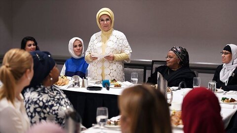 Turkey's first lady highlights women's role in Islam