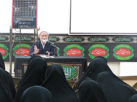حجت الاسلام حسناتي - مدرسه علميه خواهران زهرائيه نجف آباد