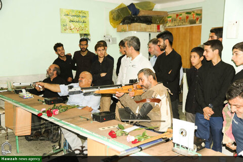 دیدار جمعی از طلاب حوزه علمیه اصفهان با جانبازان آسایشگاه شهید مطهری