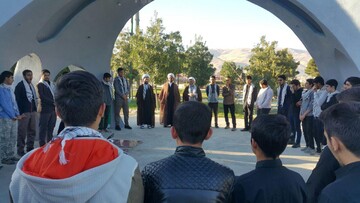 طلاب نقده با شهدا میثاق دوباره بستند+ عکس