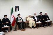 تصویری رپورٹ| رہبر معظم انقلاب اسلامی سے خبرگان رہبری کونسل کے اراکین کی ملاقات