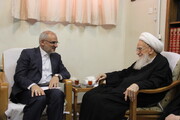 تصویری رپورٹ| ایرانی وزیر تعلیم کی قم میں مجتہدین سے ملاقات