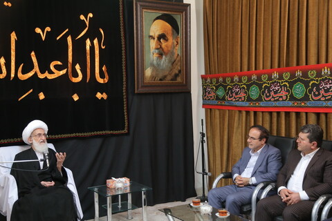 تصاویر/ دیدار رئیس بیمه مرکزی ایران با مراجع و علما