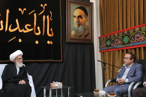 تصاویر/ دیدار رئیس بیمه مرکزی ایران با مراجع و علما