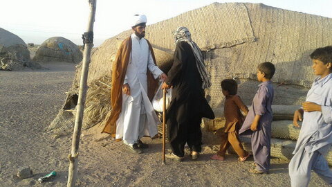 کمک روحانیون جهادی به مردم محروم جنوب کرمان