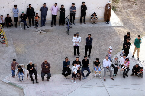 تصاویر/ مراسم تعزیه خوانی در مجتمع گلستان شهرک پردیسان قم