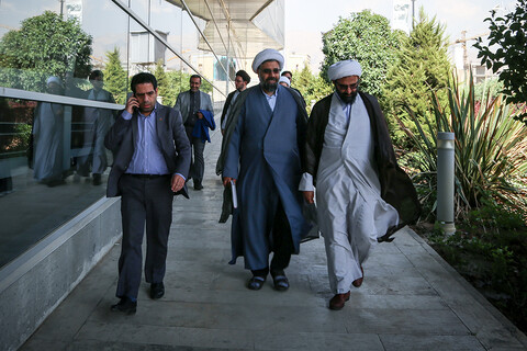 حضور مدیر و معاونین حوزه علمیه تهران در باغ موزه دفاع مقدس