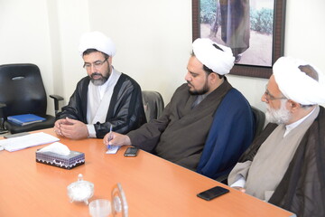 تصاویر/ نشست مدیر و معاونان حوزه علمیه البرز با معاونت تهذیب حوزه های علمیه