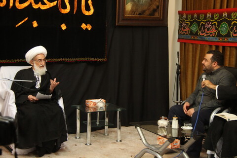 سید حسن نصراللہ کے بیٹے کی قم میں مجتہدین اور علماء سے ملاقات

