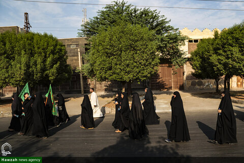 تقرير مصور عن انطلاق مشاية الأربعين الحسيني لأهالي الأهواز نحو كربلاء المقدسة