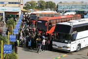 استقرار یک هزار دستگاه اتوبوس در مرز شلمچه برای بازگشت زائران