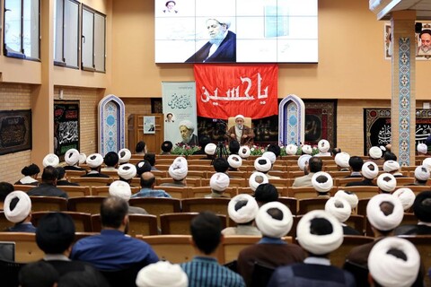 تصاویر/ مراسم گرامیداشت مرحوم حاج شیخ هادی فقهی در دارالقرآن علامه طباطبایی