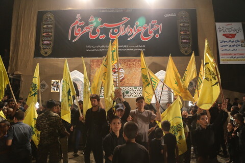 تصاویر/ اجتماع عزاداران حسینی شهر قائم قم
