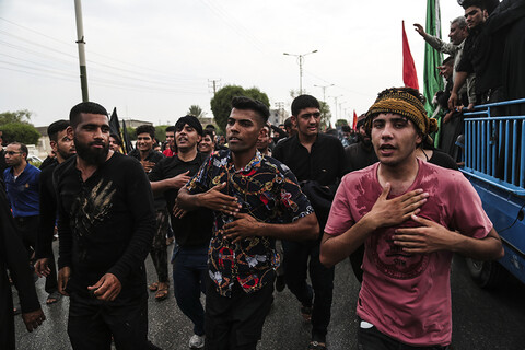 تصاویر/ کاروان پیاده روی 40 هزار نفری «مشایه» اهواز