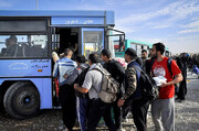 اعزام اتوبوس‌های ایرانی به خارج از مرز سبب باز شدن چذابه شد