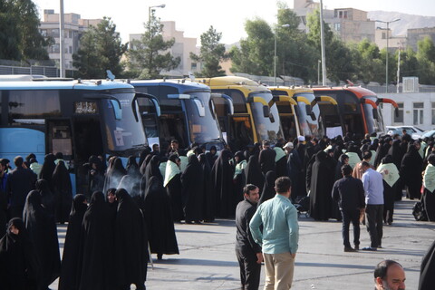 تصاویر/ بدرقه مبلغان اربعینی جامعةالزهرا(س)