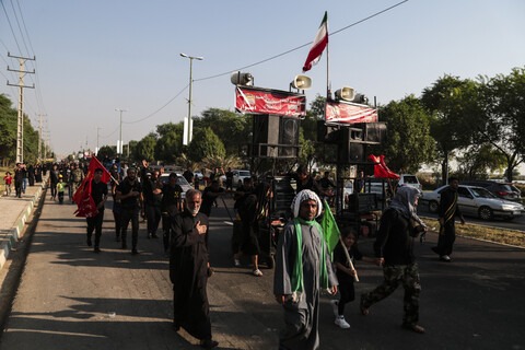 پیاده روی اربعین حسینی در مسیر مرز چذابه