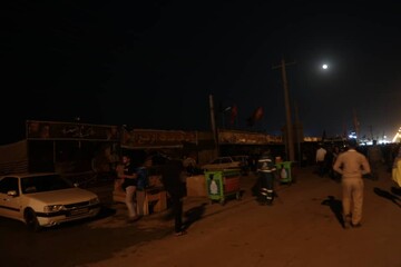 قطع مقطعی برق در شلمچه روند خدمت‌رسانی به زائرین را کند کرده است