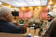 نشست صمیمی کارکنان عقیدتی شهدای نزاجا با فرماندار ویژه بروجرد