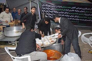 اطعام ۴۰ هزار نفر در موکب های اوقاف و امور خیریه کردستان