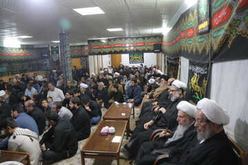 آخرین شب عزاداری در بیت آیت الله مقتدایی برگزار شد