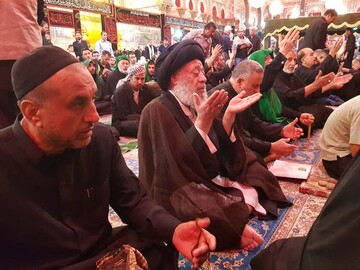 آیت‌الله موسوی جزایری به خیل مشتاقان طریق الحسین(ع) پیوست+عکس