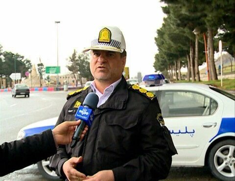 محدودیتهای ترافیکی روز اربعین در کرمانشاه سرهنگ فضل الله شیری رئیس پلیس راهنمایی و رانندگی استان