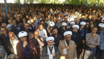 پیکر معاون حوزه علمیه فارس تشییع و تدفین شد+ عکس