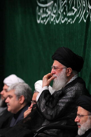 تصاویر/ مراسم عزاداری اربعین حسینی هیئت‌های دانشجویی با حضور رهبر معظم انقلاب