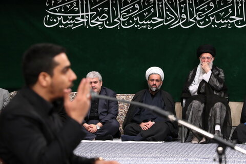 تصاویر/ مراسم عزاداری اربعین حسینی هیئت‌های دانشجویی با حضور رهبر معظم انقلاب