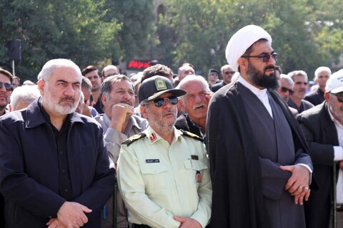 تصاویر/ تجمع مردم همدان در اربعین حسینی