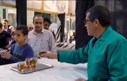 فیلم | راه‌اندازی «چایخانه حضرت» در حرم امام رضا علیه‌السلام