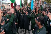 تصاویر/ مراسم سوگواری نیروهای مسلح کرمانشاه در ۲۸ صفر