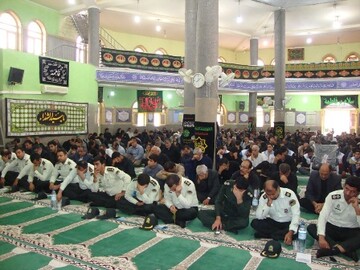 آیین عزاداری و زیارت از راه دور پیامبر اکرم(ص) در بوشهر برگزار شد