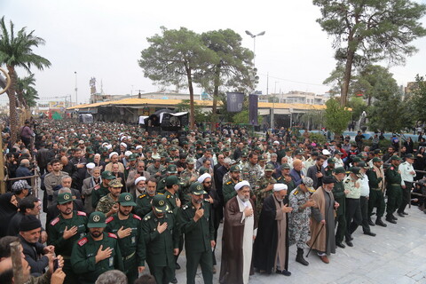تصویری رپورٹ| ارتحال پیامبر اسلام (ص)اور شہادت امام حسن (ع) کی مناسبت سے قم میں مسلح افواج کی عزاداری
