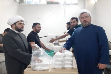 برپایی موکب حوزه علمیه قزوین در شهر دمشق